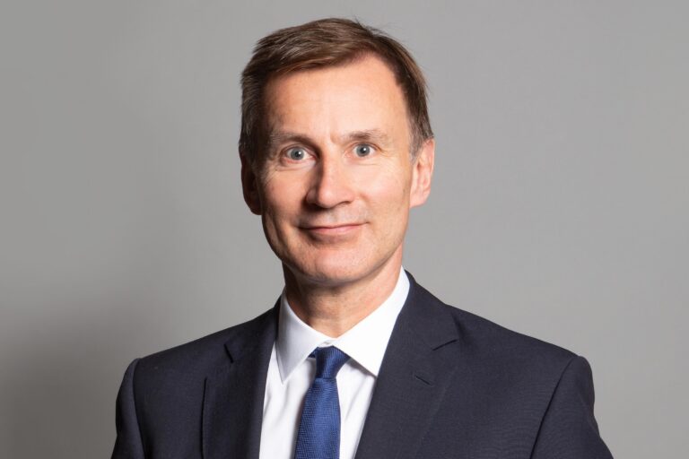 Chancellor Jeremy Hunt, courtesy UK Parliament