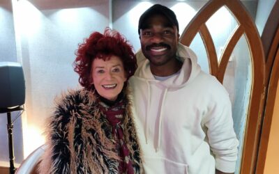 Ore Oduba and Patricia Quinn