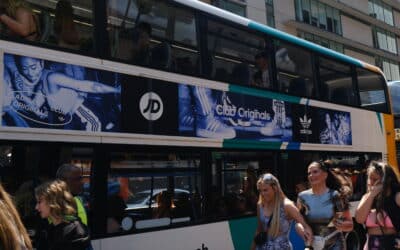 Bus advertising over Parklife weekend