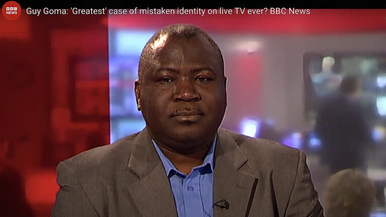 Guy Goma, BBC/YouTube