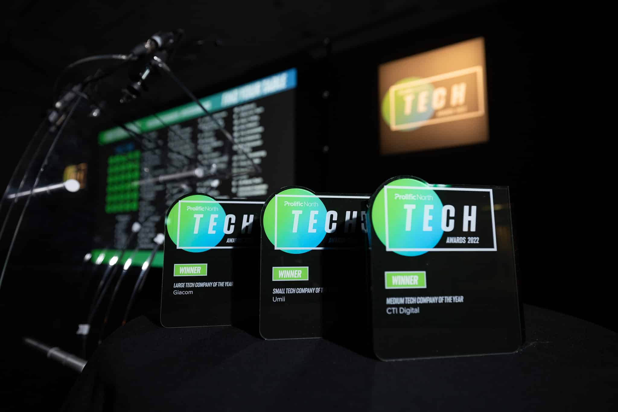 Bundle of 10 tickets at the 2025 Prolific North Tech Awards