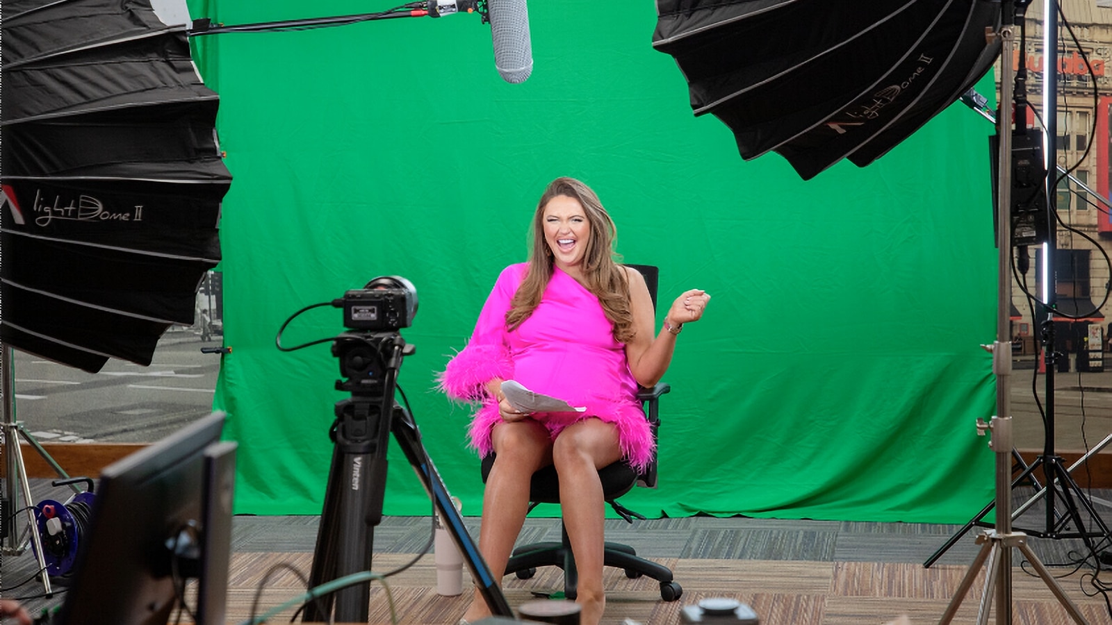 Ex on the Beach star Charlotte Dawson hosts hi-tech celebrity