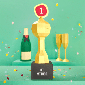 MT1000 Green Confetti Post