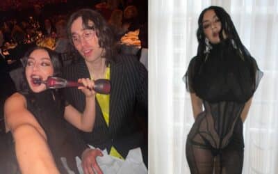 AG Cook and Charli XCX at the BRITs
