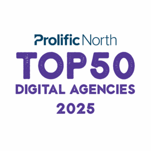 Top 50 Digital Agencies 2025 Badge Colour