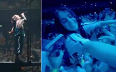Image accompanying: “I fricking love Manchester”: Billie Eilish and James Cameron put city centre stage in first-of-a-kind concert film