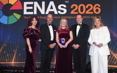 Image accompanying: Leeds named University of the Year as cancer scientist receives standing ovation at 12th annual Education North Awards