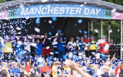 Image accompanying: English National Opera and Manchester football fans unite for one last pre-World Cup singalong