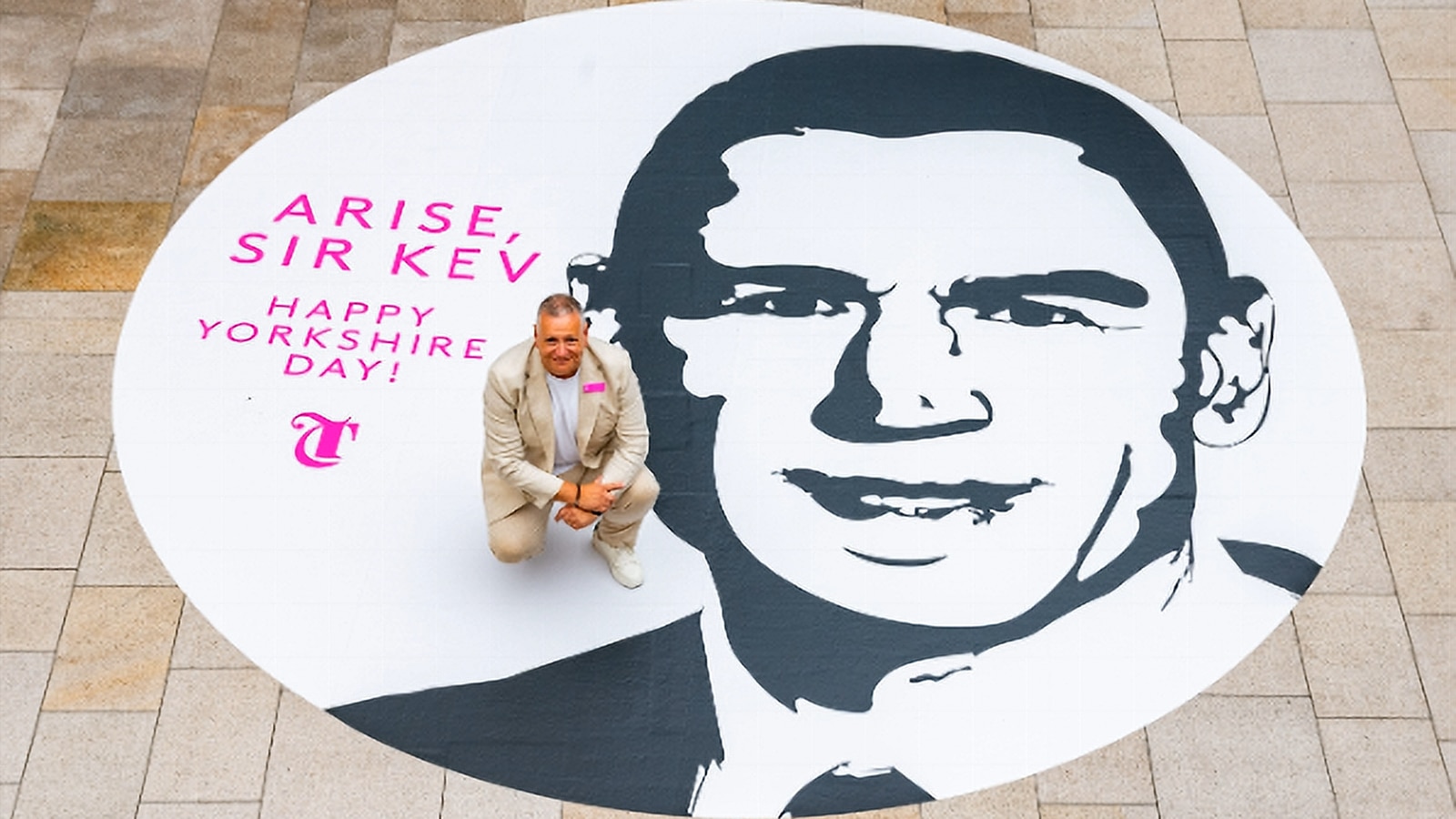 Leeds Trinity unveils super-sized Kevin Sinfield tribute as rugby star prepares for final MND fundraising challenge