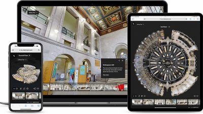 Manchester Central Library Matterport Devices Isolated 2